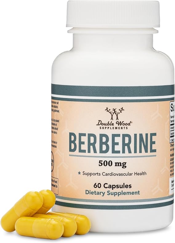 Berberine HCl 500mg, 97% Purity, Metabolic, 60 Capsules | Metabolism Supplement, AMPK Activator, Appetite + Hormonal Balance Support, 97% Purity, Third-Party Tested