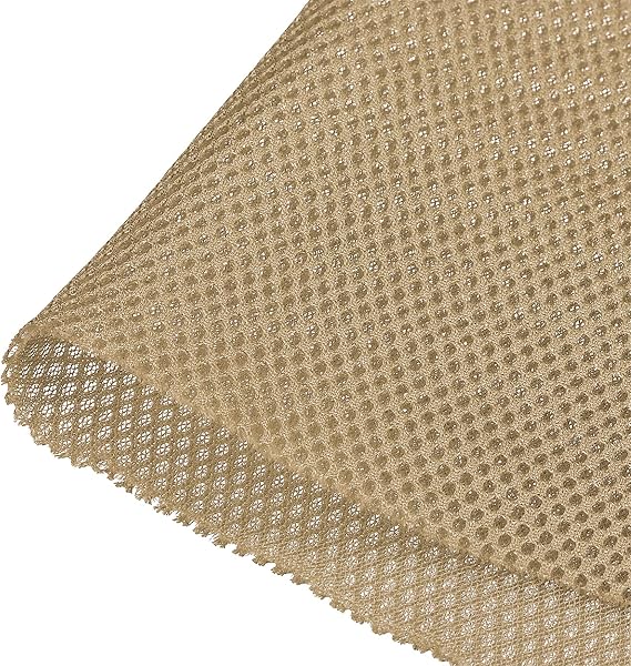 Speaker Grill Cloth Stereo Mesh Fabric 19.7"x59" Light Khaki