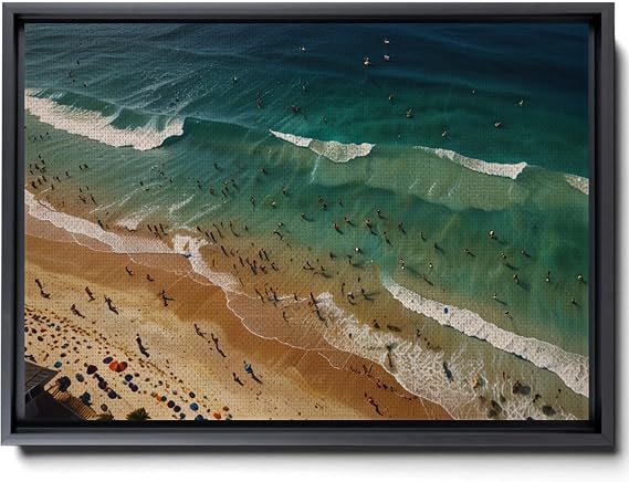 Canvas Print Beach Print Instant Ocean Photography Wall Art Coastal Decor Canvas, Arts