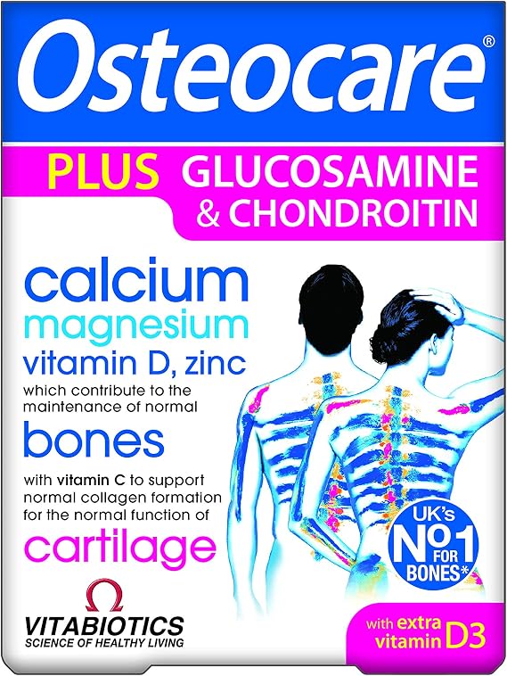Osteocare 60 Vitabiotics Glucosamine and Chondroitin Tablets