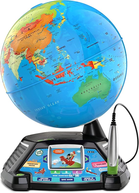 LeapFrog Interactive Childrens Globe | Smart Globe for Kids to Learn Geography While Having Fun | Pre School Educational Toys, Christmas Gifts for Children 5, 6, 7+ Year Olds