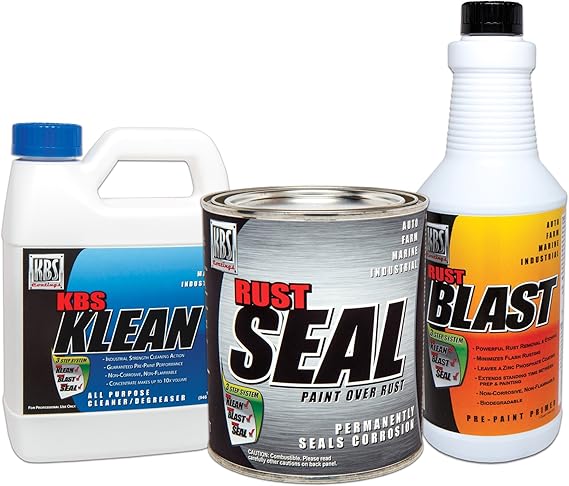 KBS Coatings 57008 Off-White Frame Coater Kit, Preps and Coats an Entire Car or Truck Frame