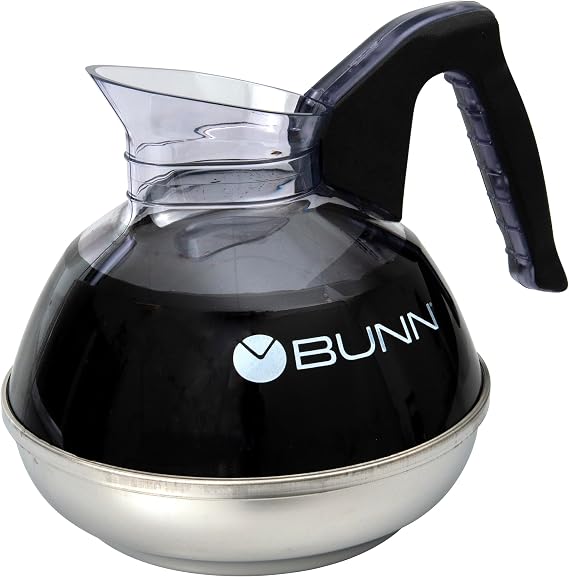 BUNN - 10917.0001 6100 Easy Pour Replacement Decanter, Black