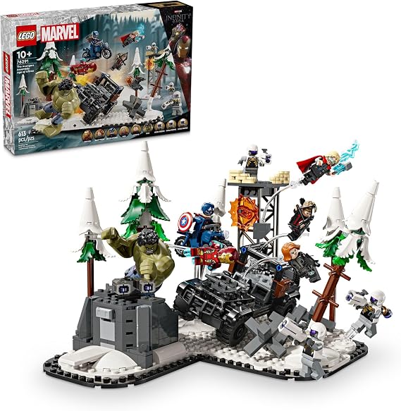 LEGO Marvel The Avengers Assemble: Age of Ultron Building Toy Set - Marvel Toy & Figures for Boys & Girls, Ages 10+ Gift Ideas for Kids - Includes 6 Superhero Minifigures - 76291