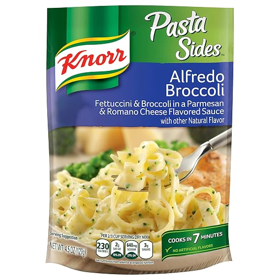 Knorr Pasta Side Dish, Alfredo Broccoli, 4.5 oz