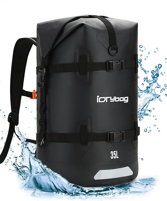 Waterproof Backpack for Travel, Kayaking, Boating, Swimming, Floating Paddle Boarding - Submersible Dry Bag 35L/55L/85L