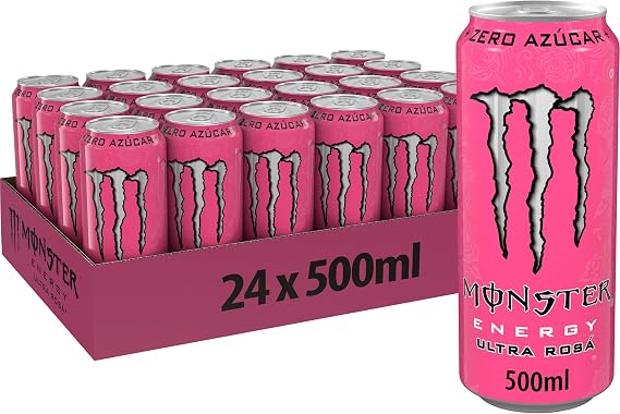 Monster Ultra Pink Energy Drink Pack 24 x 500ml