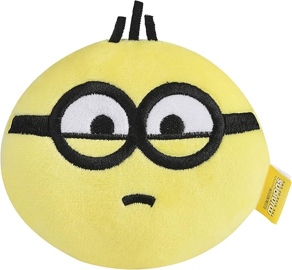 Minions: The Rise of Gru Otto Circle Plush Squeaky Dog Toy | Gifts Fans and Their Pets | Officially Licensed Pet Product from Universal Studios
