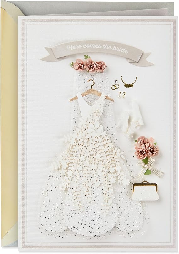 Hallmark Signature Wedding Card (Here  the Bride)