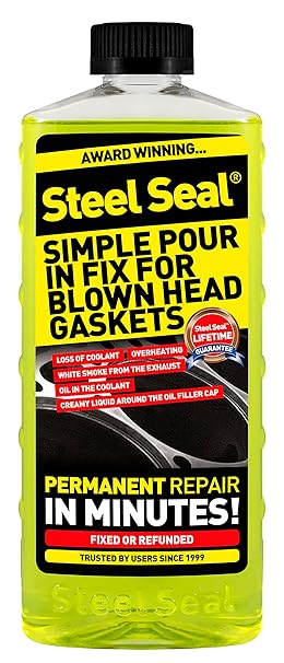 Steel Seal Blown Head Gasket Fix Repair Sealer for 4 Cylinder Engines
