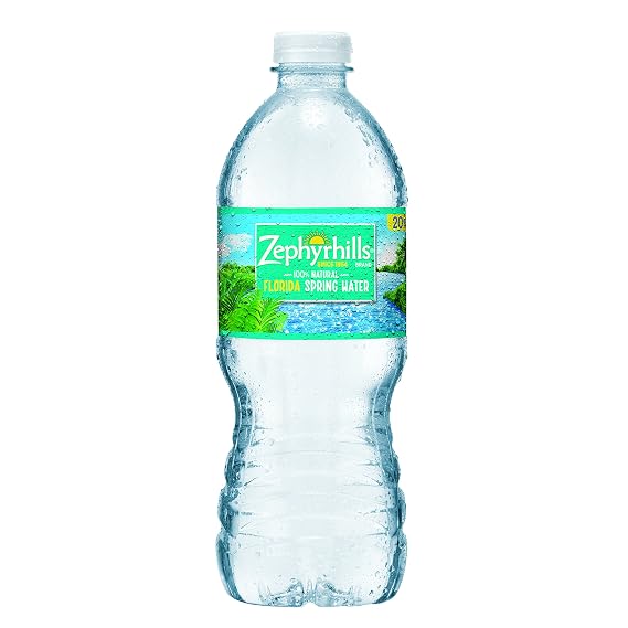 Zephyrhills 100% Natural Spring Water, 20 oz