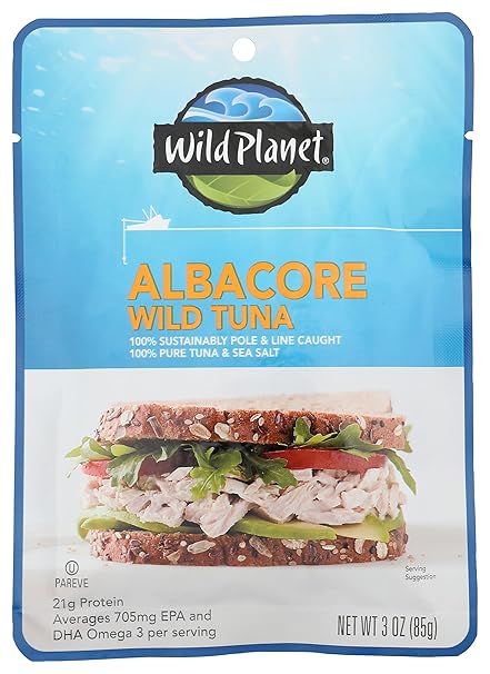 Wild Planet Tuna, Wild Albacore, 3 Ounce