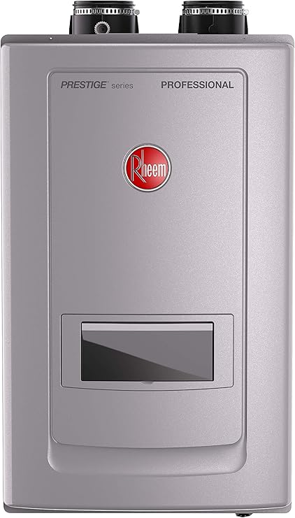 Rheem Prestige Condensing Tankless Indoor Liquid Propane Water Heater with Built-in Recirculation 10.0 GPM - RTGH-RH10DVLP