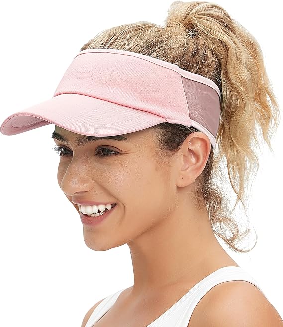 Sun Visor Hats Lightweight Stretchy for Running Tennis Golf