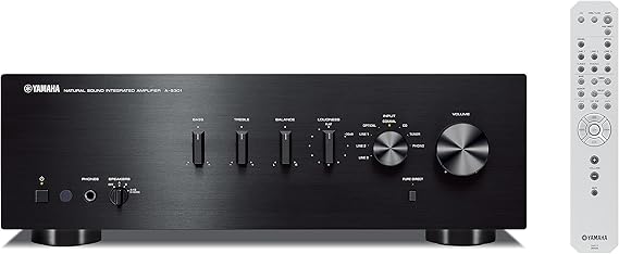 Yamaha A-S301 Stereo Amplifier with D/A Converter Black