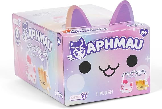 Aphmau MeeMeows Mystery Plush Series 3; YouTube Gaming Channel; Blind Box; 1 of 8 Possible MeeMeows - Litter 3