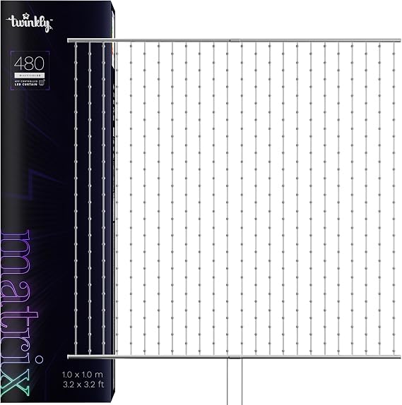 Twinkly Matrix Light Curtain 480 High Density LEDs, Type A Plug