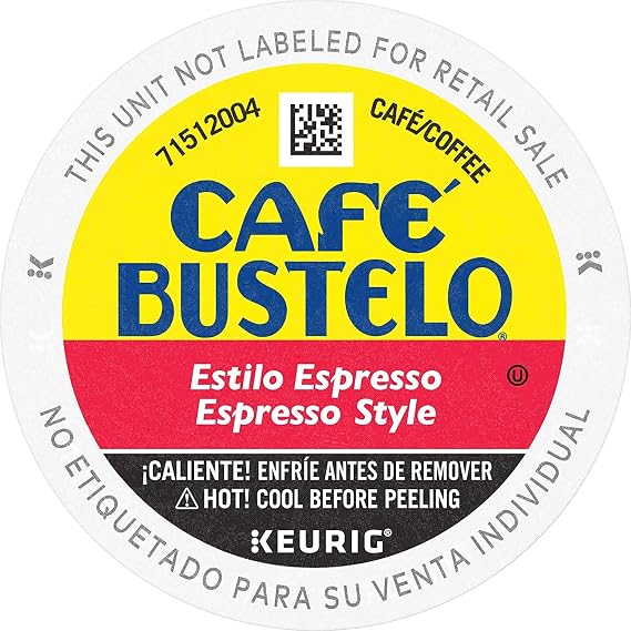 Keurig Cafe Bustelo Coffee Espresso K-Cups Cuban (36 Count)