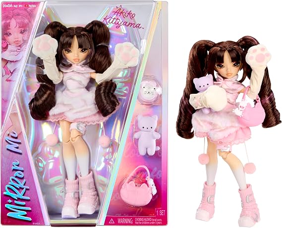 Akiko Kittyama Fashion Doll with Accessories, Cozy Emotion Fantasy Doll
