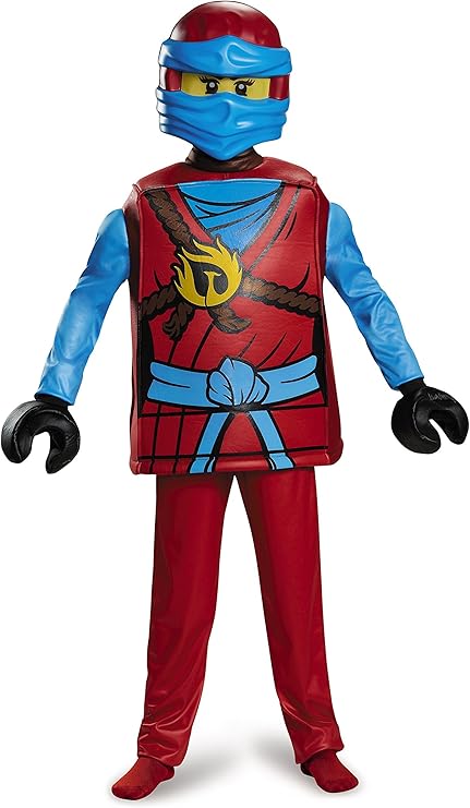 NYA Deluxe Ninjago Lego Costume, Medium/7-8