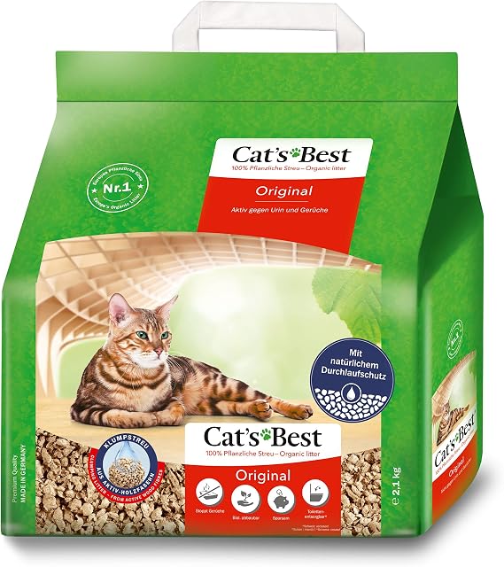Cats Best Original Unscented Cat Litter, (2.1 Kg)
