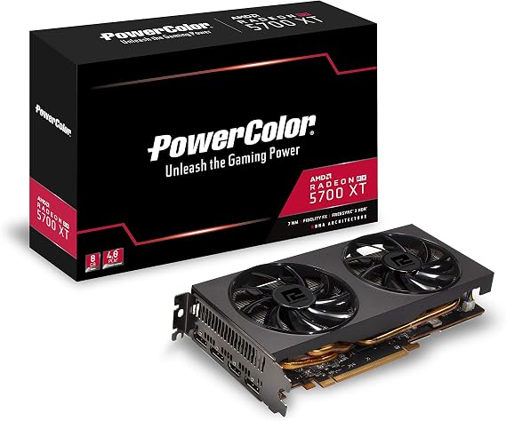 PowerColor Radeon RX 5700 XT 8GB GDDR6 Graphics Card Model Number: AXRX 5700XT 8GBD6-3DH