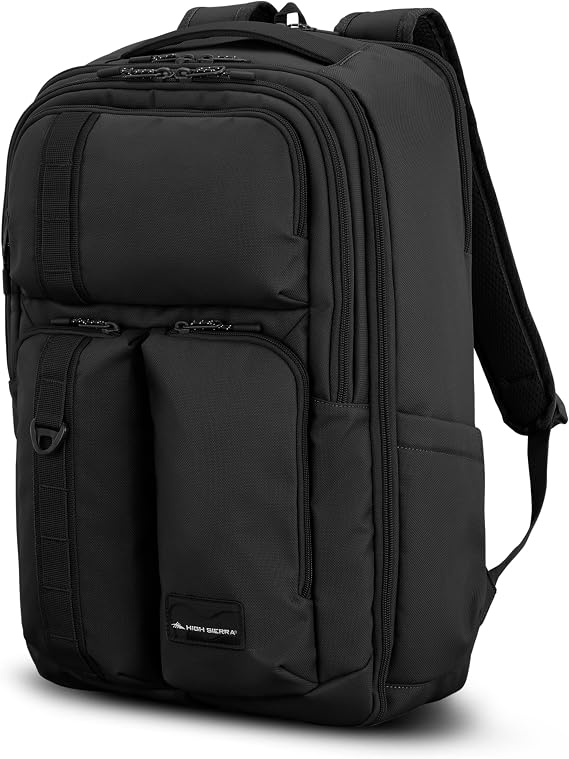 High Sierra Lineage Travel Backpack - Black