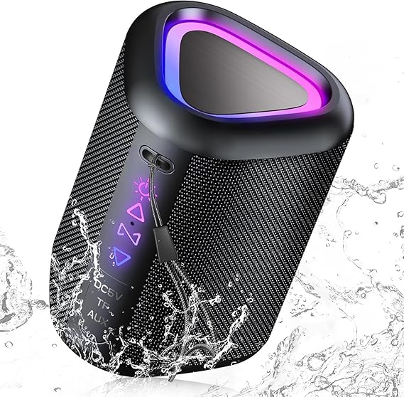 aowoka Bluetooth Speaker with Light