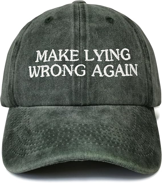 Make Lying Wrong Again Dad Hats