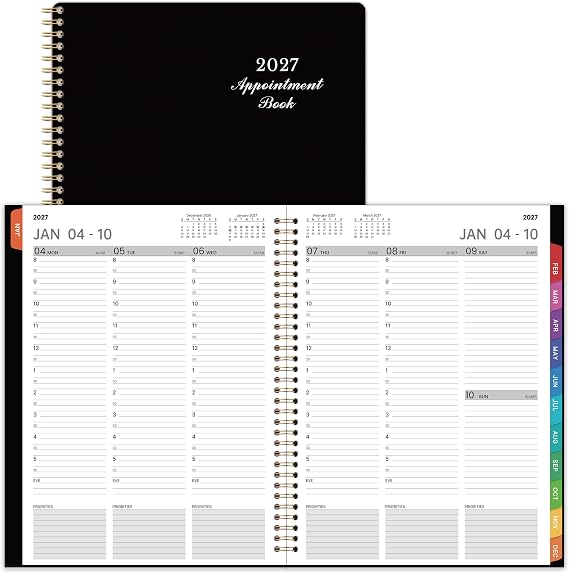 2027 Appointment Book - 2027 Planner, January 2027 - December 2027
