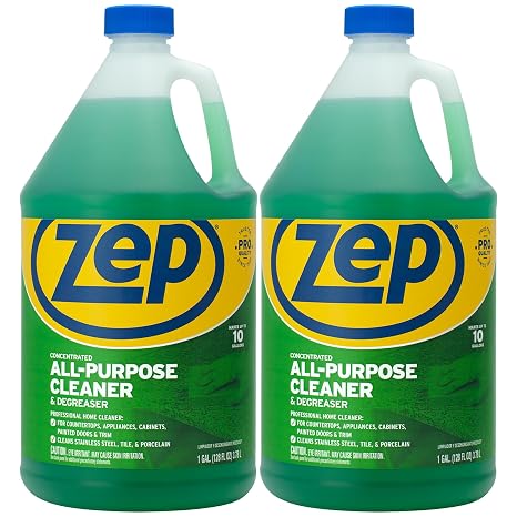 Zep All-Purpose Cleaner and Degreaser - 128 oz (Pack of 2)