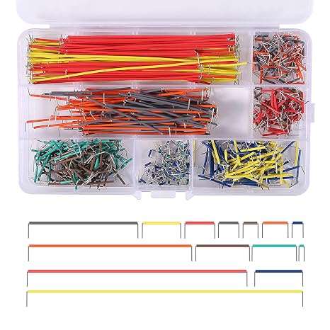 560PCS Jumper Wire Kit,14 Lengths Assorted Preformed Jumper Wire for Breadboard Prototyping Solder Circuits with Box