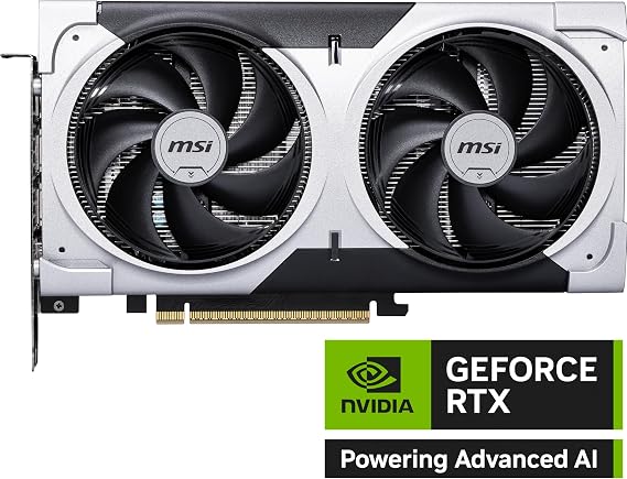 MSI VGA GeForce RTX 5060 TI 8G VENTUS 2X OC PLUS RTX5060TI 8GB GDDR7 128B DX12 PCIE 5.0 X16 (3XDP 1XHDMI)