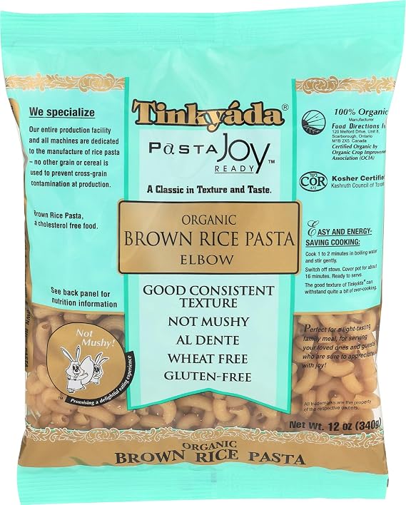 Tinkyada, Brown Rice Pasta Elbows, 12 oz