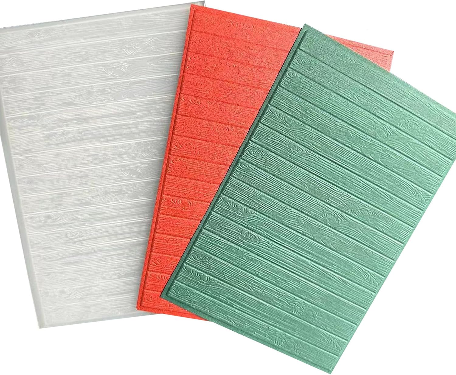3D Wood Texture Embossing Folder for Card Making,3 d Wood Panel Plastic Texture Embossing Folder Template for DIY Paper Crafts Scrapbooking Polymer Clay Decoration