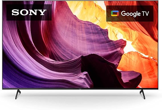 Sony 85 Inch 4K Ultra HD TV X80K Series: LED Smart Google TV with Dolby Vision HDR KD85X80K- Latest Model, Black