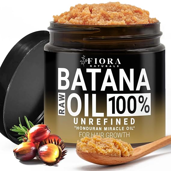100% Raw Batana Oil Paste, Batana Oil For Hair Growth Dr Sebi Organic 4 oz