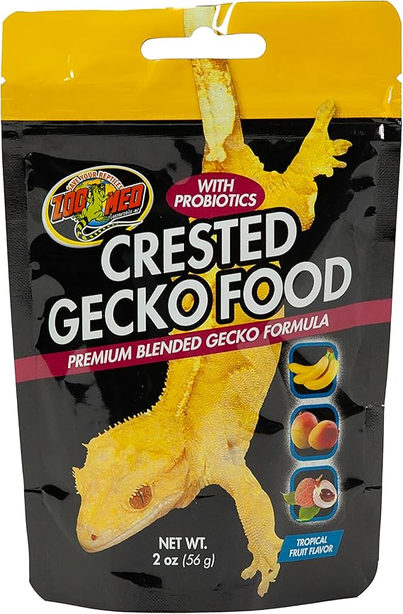 Zoo Med Tropical Fruit Flavor Crested Gecko Food for Crested Geckos 2 oz
