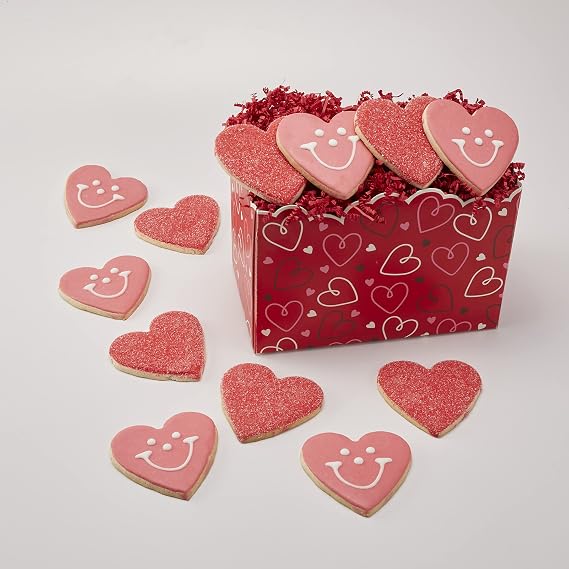 Heart Cookie - Smiley Cookie - Cookie Gift Box