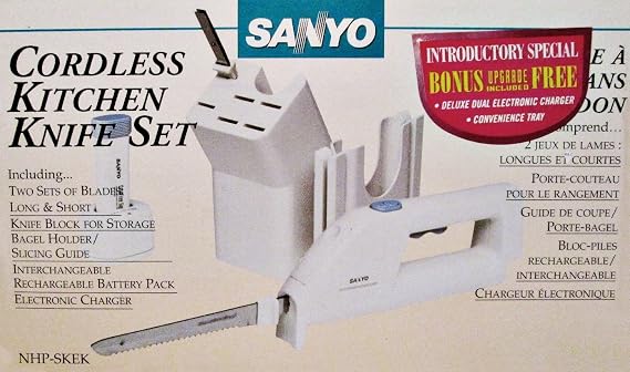 Sanyo Cordless Kitchen Electric Knife Set