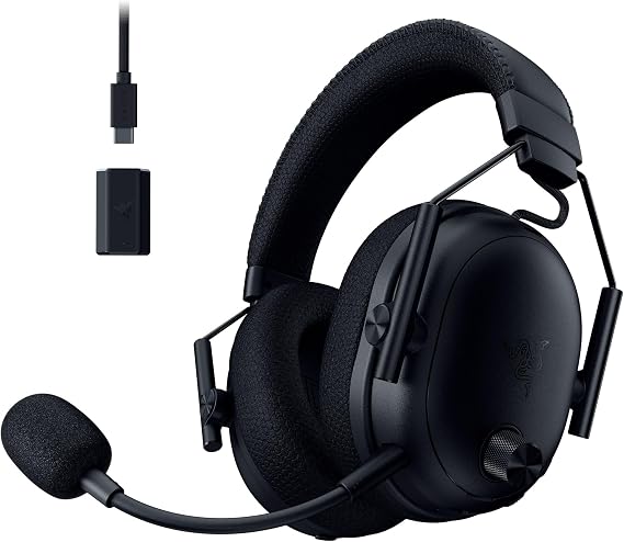 Razer BlackShark V3 Pro - ANC gürültü engelleme özelliğine sahip kablosuz e-spor kulaklık - 50 mm sürücü - Çıkarılabilir mikrofon - 2,4 GHz ve Bluetooth - FPS profilleri - PC/Mac | Siyah