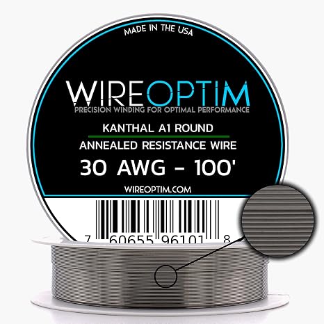 Kanthal A1 Resistance Wire 30 AWG - 100 Feet