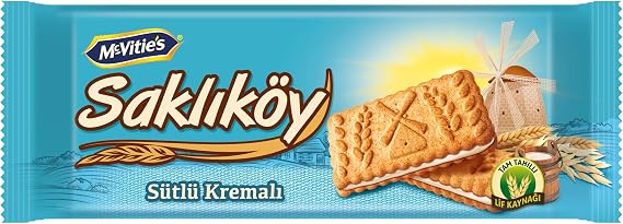 McVitie's Saklıköy Sütlü Kremalı Bisküvi, 100 Gr