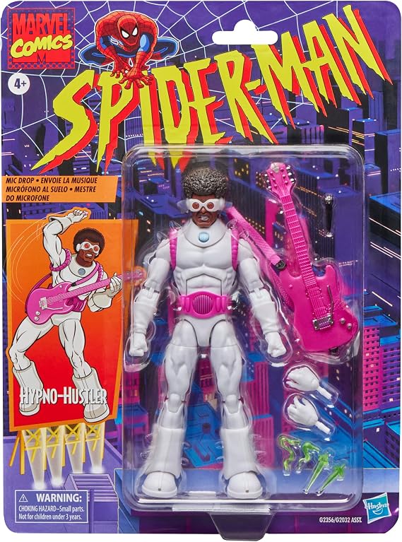 SPIDER-MAN Marvel Legends Serisi Hipno-Hustler, Retro Cardback Çizgi Roman Koleksiyon 15 cm Ölçekli Aksiyon Figürü