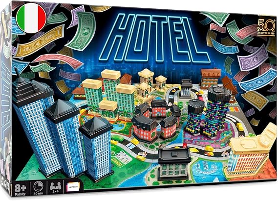 Asmodee Hotel Board Game 8+ Years 2-4 Players Italian Edition