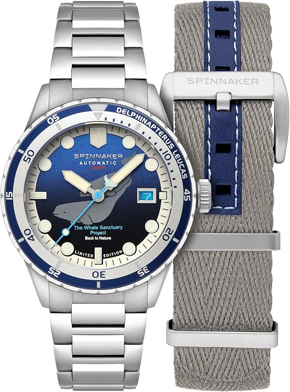 SPINNAKER SP-5128-33 Lotus Automatic Watch Automatic 30 ATM Water Resistant Sapphire Crystal Blue Dial Men's Genuine Product