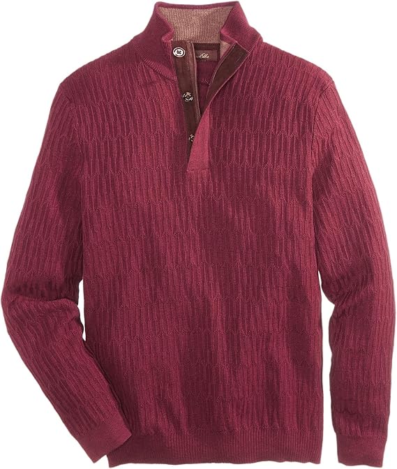 Tasso Elba Mens 3 Button Pullover Sweater