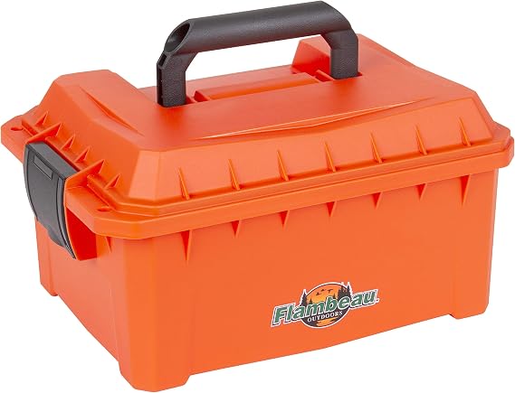 Flambeau Outdoors 7415DM Marine Dry Box, 11" Low Profile, Orange