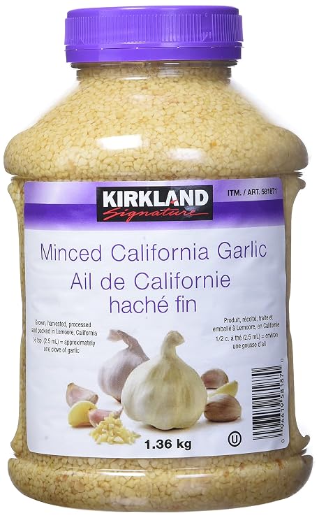 KIRKLAND SIGNATURE California Garlic, Minced 48 Ounce (581871)