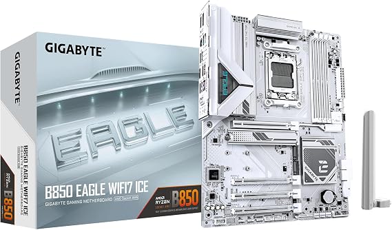 Gigabyte Anakart Amd Am5 Atx B850 Eagle Wf7 Ice